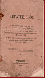 Aukatekjulög # 4056