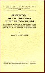 Observations on the vegetation of the Westmann Island # 9366
