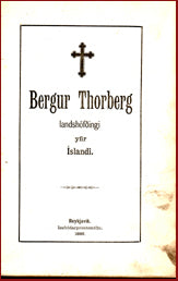 Bergur Thorberg landshöfðingi yfir Íslandi # 4160