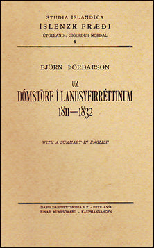 Um dómstörf í Landsyfirréttinum 1811 – 1832 # 54918