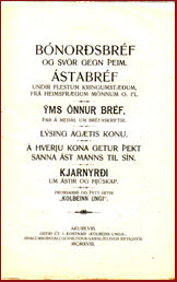 Bónorðsbréf og svör gegn þeim # 12032