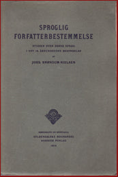 Sproglig forfatterbestemmelse # 4086