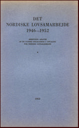 Det Nordiske Lovsamarbejde 1946 – 1952 # 13807