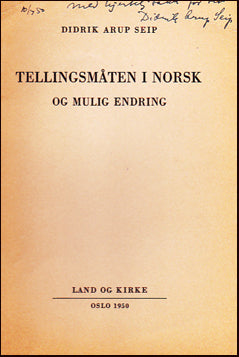 Tellingsmåten i norsk og mulig endring # 18946