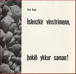 Íslenskir vinstrimenn, þokið ykkur saman! # 11021