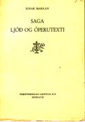 Saga. Ljóð og óperutexti # 2714