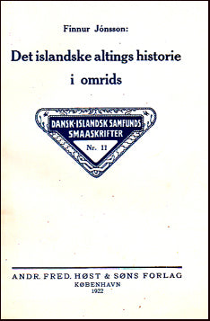 Det islandske altings historie i omrids # 20840