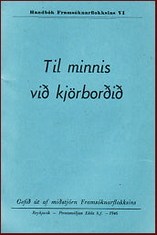 Til minnis við kjörborðið # 10083