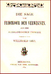 Die Saga von Friðthjofr dem Werwegnen # 11732