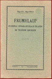 Frumhlaup stjórnar Búnaðarfjelags Íslands og tilbúinn áburður # 10989