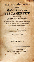 Historisk Forklaring öfver Gamla och Nya Testamentet # 8806