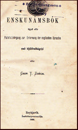 Enskunámsbók # 17026