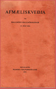 Afmæliskveðja til Halldórs Halldórssonar 13. Júlí 1981 # 3620