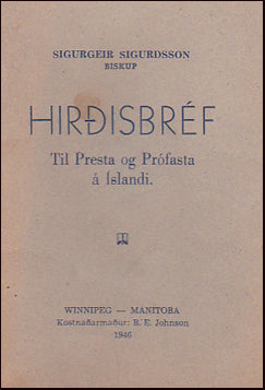 Hirðisbréf til presta og prófasta á Íslandi # 20823