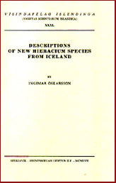 Descriptions of new Hieracium species from Iceland # 12472