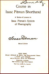 Course in Isaac Pitman Shorthand # 10016