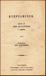 Kvennamunur - Nokkur ljóðmæli - Þrjú æfintýri # 15987