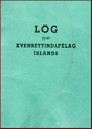 Lög fyrir Kvenréttindafélag Íslands # 31138