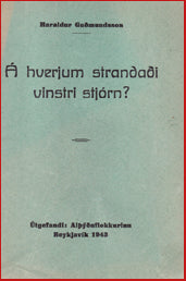 Á hverjum strandaði vinstri stjórn? # 25480