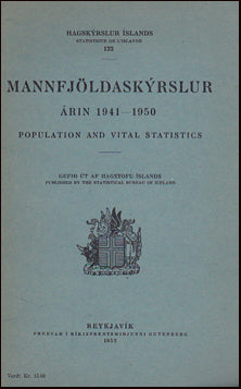 Mannfjöldaskýrslur árin 1941 - 1950 # 19281