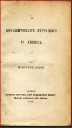 Englishwoman´s experience in America # 4066