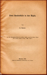 Zwei rechtsfälle in der Eigla # 12900