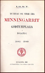 Tuttugu og fimm ára minningarrit Góðtemplara á Íslandi # 16457