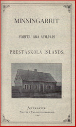 Minningarrit fimmtíu ára afmælis Prestaskóla Íslands # 7901