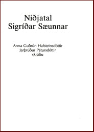 Niðjatal Sigríðar Sæunnar # 9126