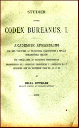 Studier öfver Codex Bureanus I-II # 13758