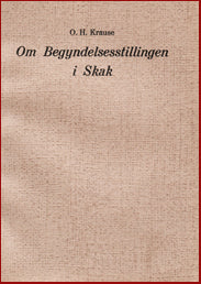 Om Begyndelsesstillingen i Skak # 8369