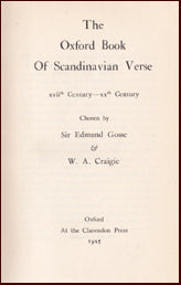 The Oxford book of Scandinavian verse # 14722