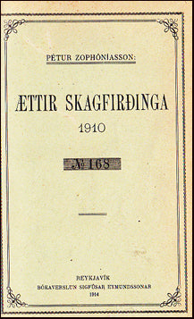 Ættir Skagfirðinga 1910 # 20708