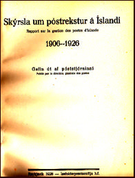 Skýrsla um póstrekstur á Íslandi # 16773