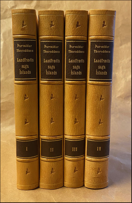Landfræðisaga Íslands I-IV. Eftir Þorvald Thoroddsen # 89104