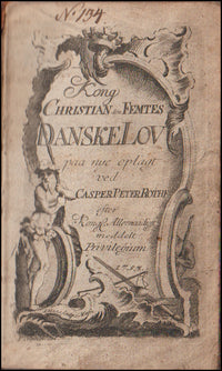 Kong Christian den femtes Danske Lov # 89051