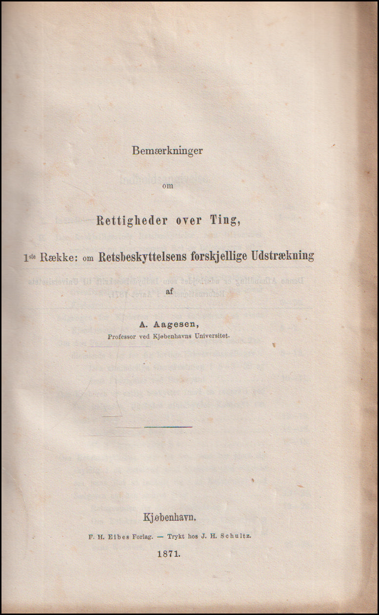 Fjögur lögfræði rit saman í bandi. Úr safni Magnúsar Stephensen # 89055