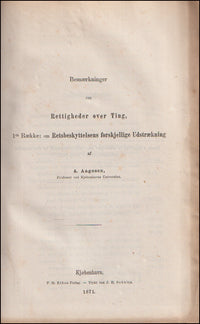 Fjögur lögfræði rit saman í bandi. Úr safni Magnúsar Stephensen # 89055