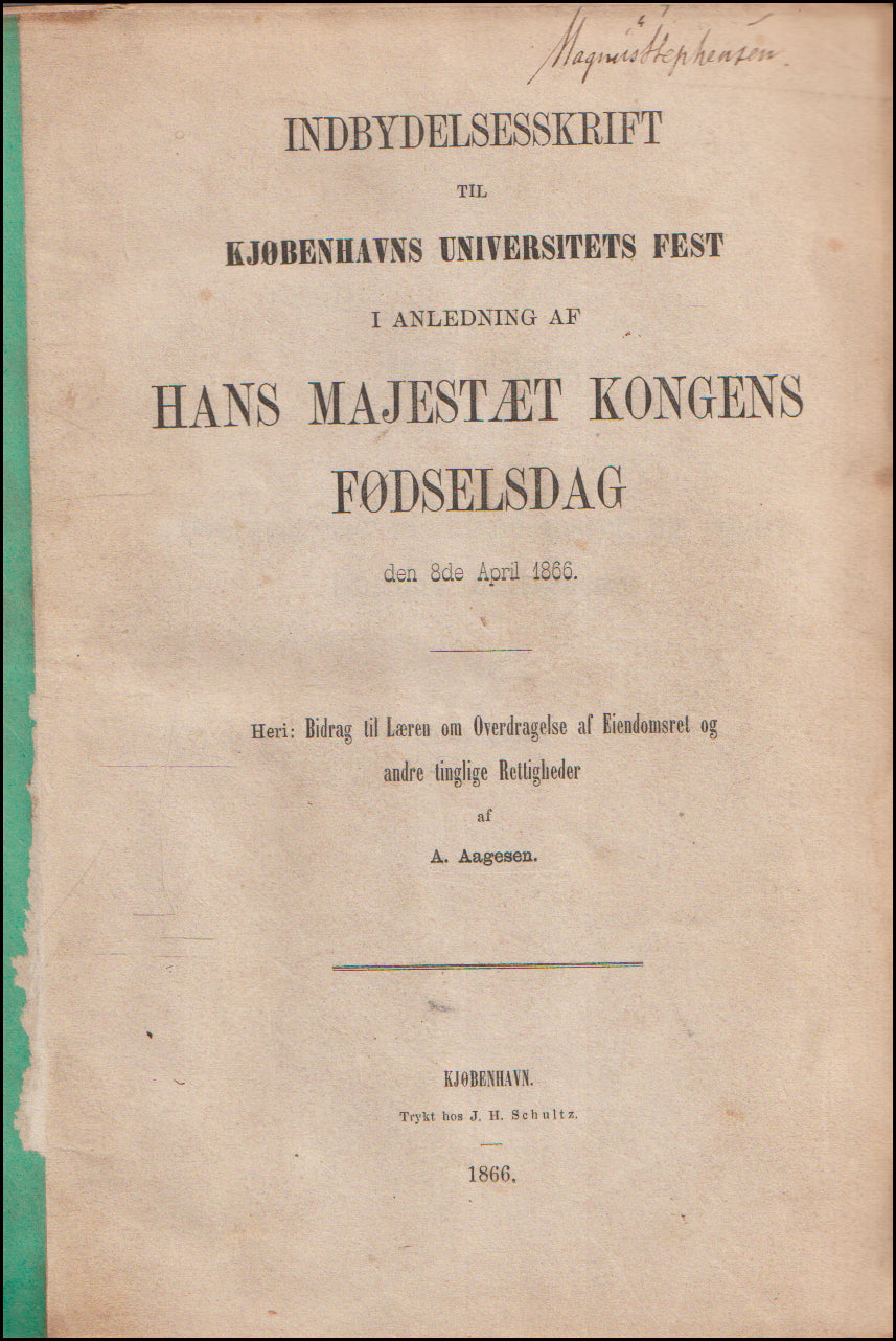 Fjögur lögfræði rit saman í bandi. Úr safni Magnúsar Stephensen # 89055