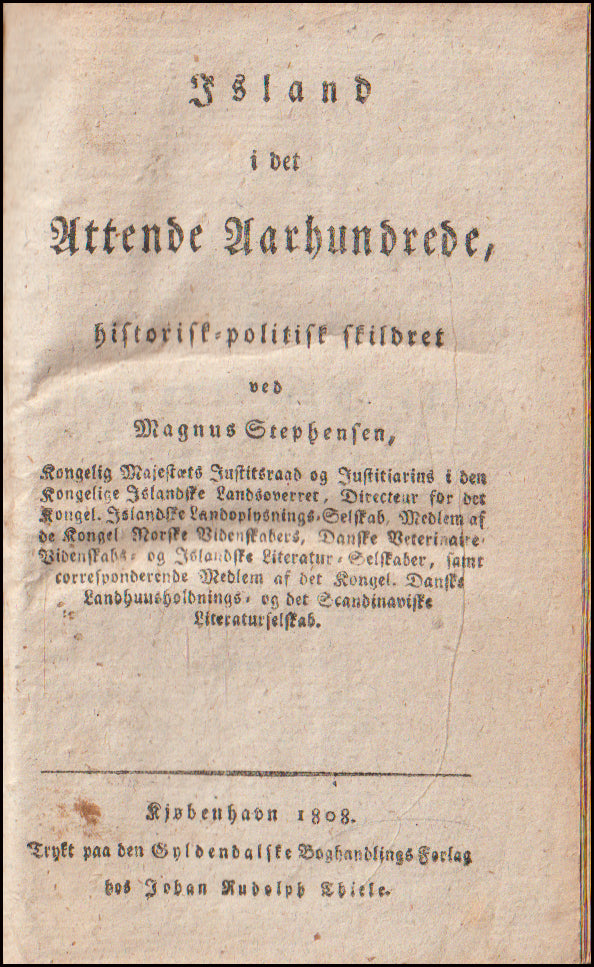 Island i det Attende Aarhundrede # 89003