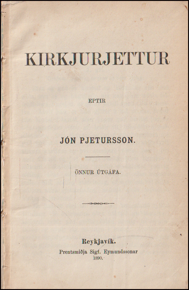 Kirkjurjettur # 89031