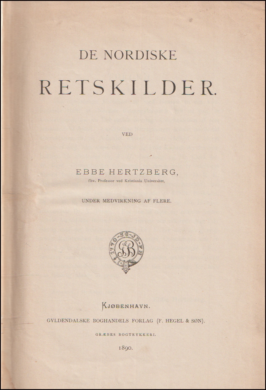 De Nordiske Retskilder # 89045