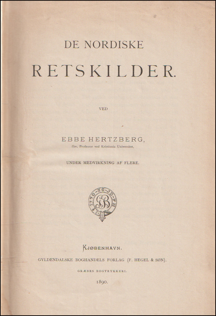 De Nordiske Retskilder # 89045
