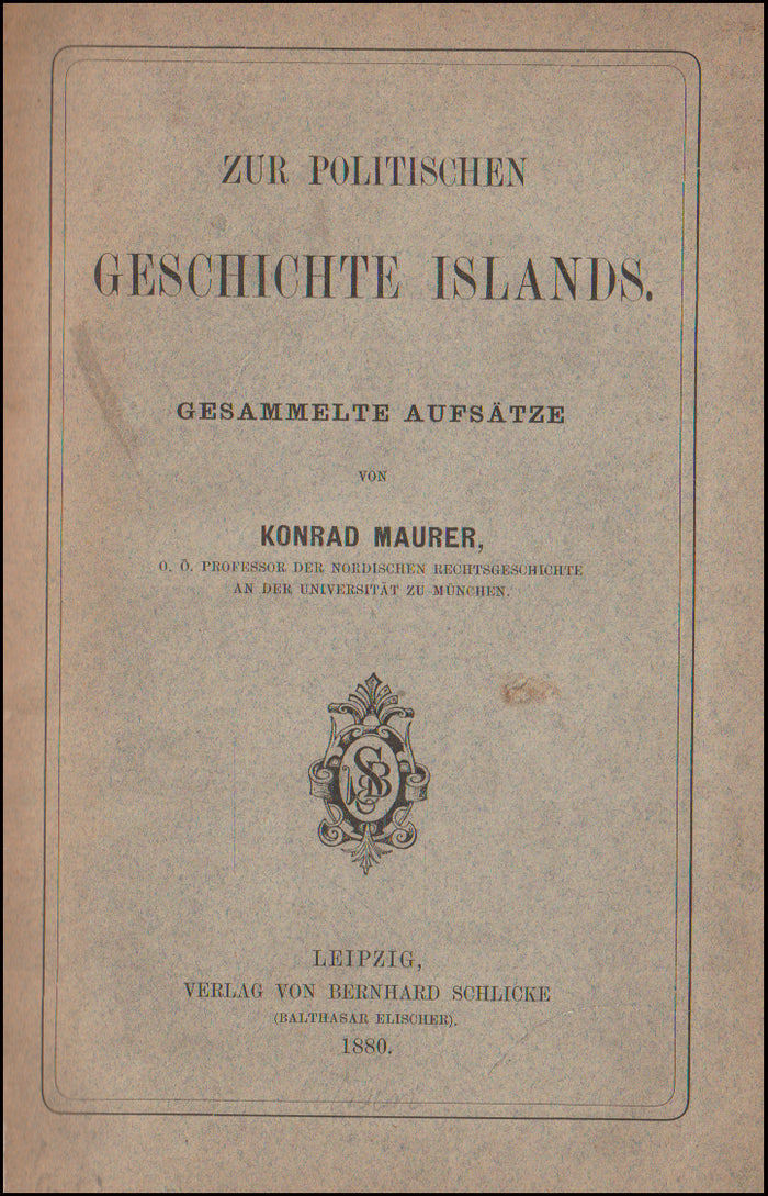 Zur politischen Geschichte Islands # 89038
