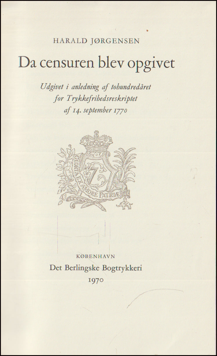 Da Censuren blev oplagt # 89029