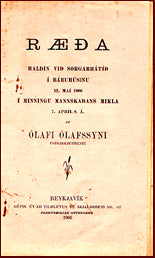 Ræða heldin við sorgarhátíð í Báruhúsinu # 10213