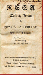 Resa omkring jorden af herr de La Perouse # 8807