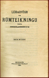 Leiðarvísir við rúmteikningu # 9932