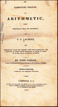 An Elementary Treatise on Arithmetic # 20340