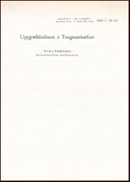 Uppgræðslutilraun á Tungnaáröræfum # 14941